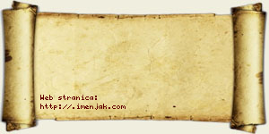 Anđa Balzamović vizit kartica